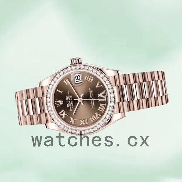 Rolex Datejust m278285rbr-0016 Ladies 31mm Rose Gold-tone Chocolate Dial - Image 3