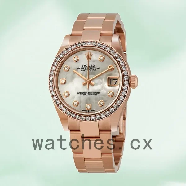 Rolex Datejust 31mm Ladies m278285rbr-0011 Rose Gold-tone Oyster Bracelet - Image 2