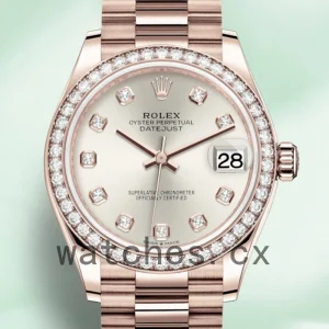 Rolex Datejust Ladies 31mm m278285rbr-0030 Automatic President Bracelet