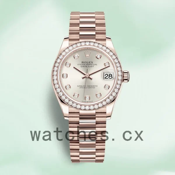 Rolex Datejust Ladies 31mm m278285rbr-0030 Automatic President Bracelet - Image 2