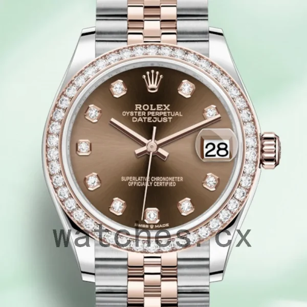 Rolex Datejust m278381rbr-0028 31mm Ladies Chocolate Dial