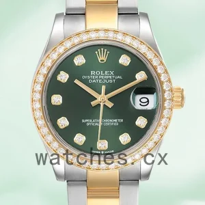 Rolex Datejust m278383rbr-0029 Ladies 31mm Silver-tone Automatic