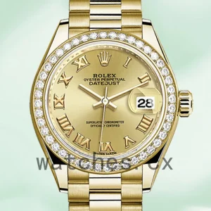 Rolex Datejust 28mm m279138rbr-0021 Ladies Gold-tone
