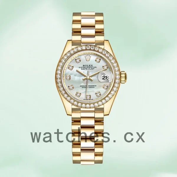 Rolex Datejust 28mm m279138rbr-0015 Ladies Mother of Pearl Dial Automatic - Image 2