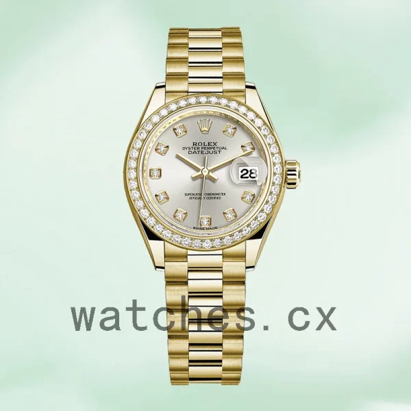 Rolex Datejust Ladies 28mm m279138rbr-0019 Silver Dial President Bracelet/Jubilee Bracelet - Image 2