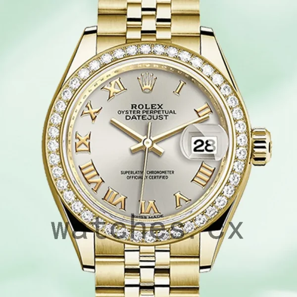 Rolex Datejust Ladies m279138rbr-0018 28mm Automatic Jubilee Bracelet