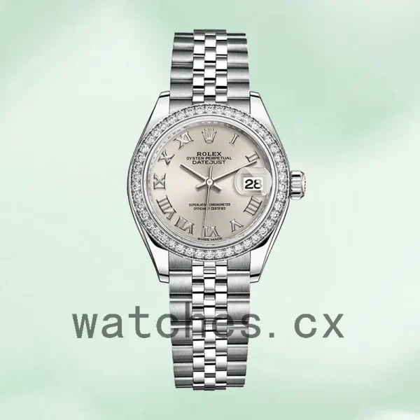 Rolex Datejust m279384rbr-0009 Ladies 28mm Silver Dial Silver-tone - Image 2