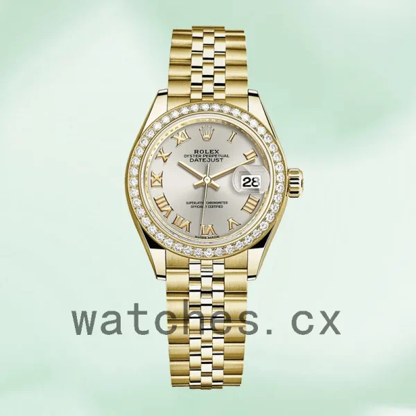 Rolex Datejust Ladies m279138rbr-0018 28mm Automatic Jubilee Bracelet - Image 2