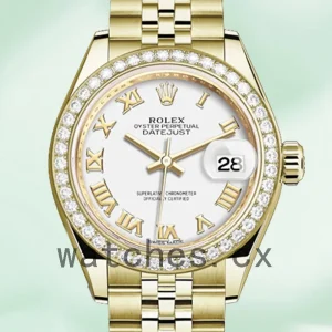 Rolex Datejust 28mm m279138rbr-0032 Ladies White Dial