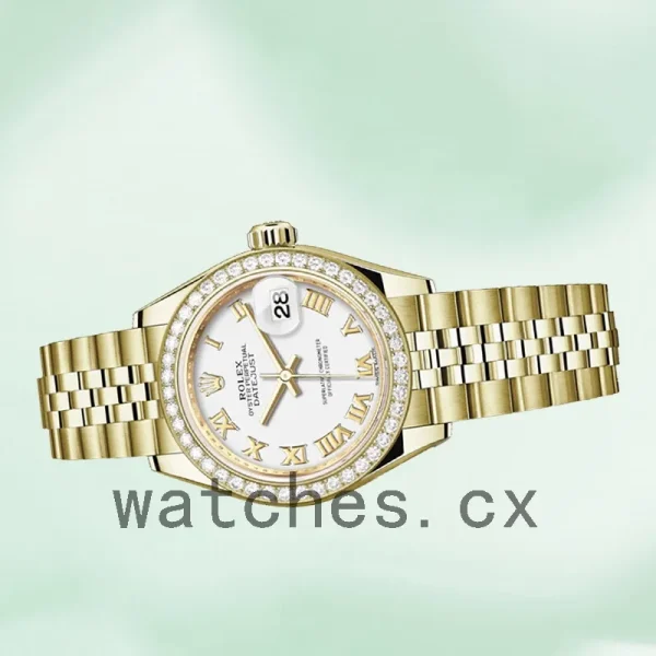 Rolex Datejust 28mm m279138rbr-0032 Ladies White Dial - Image 3