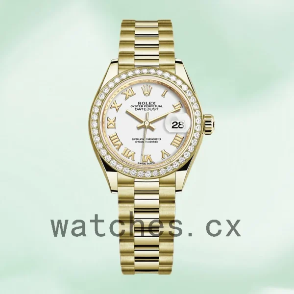 Rolex Datejust m279138rbr-0031 28mm Ladies President Bracelet - Image 2