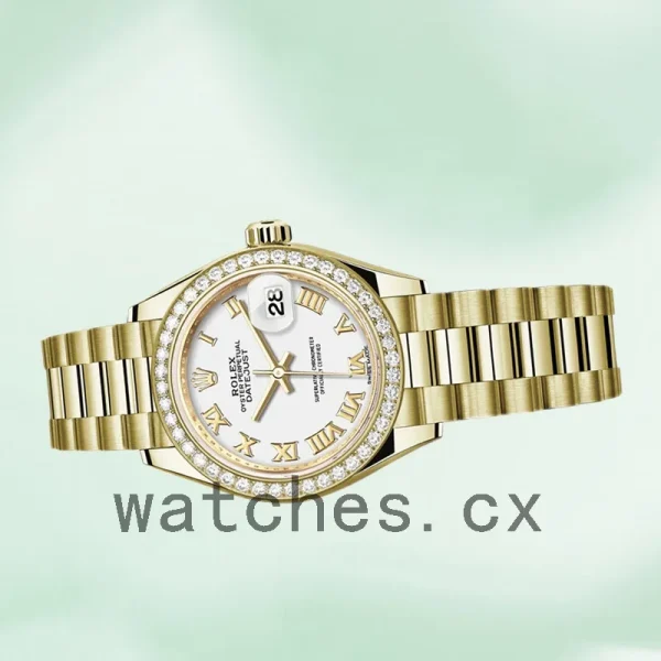 Rolex Datejust m279138rbr-0031 28mm Ladies President Bracelet - Image 3