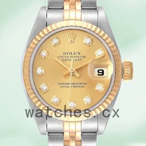 Rolex Datejust 28mm 279173 Ladies Champagne Dial Jubilee Bracelet