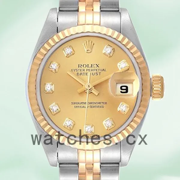 Rolex Datejust 28mm 279173 Ladies Champagne Dial Jubilee Bracelet