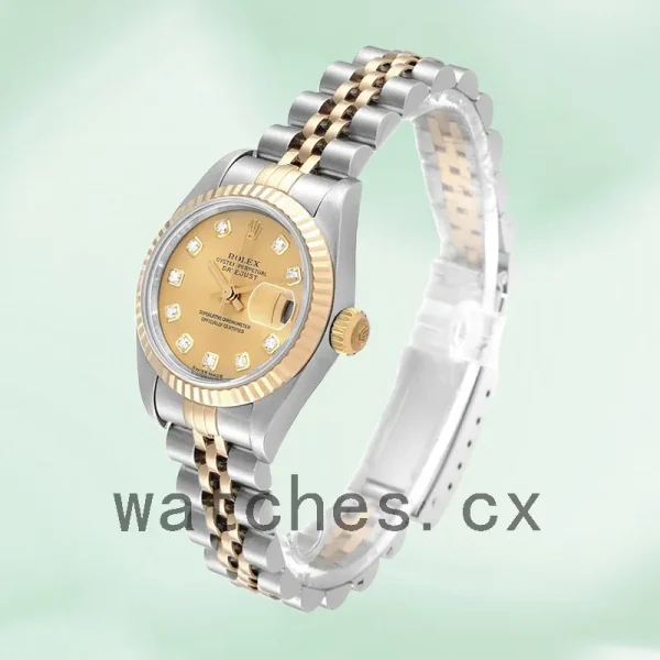 Rolex Datejust 28mm 279173 Ladies Champagne Dial Jubilee Bracelet - Image 3