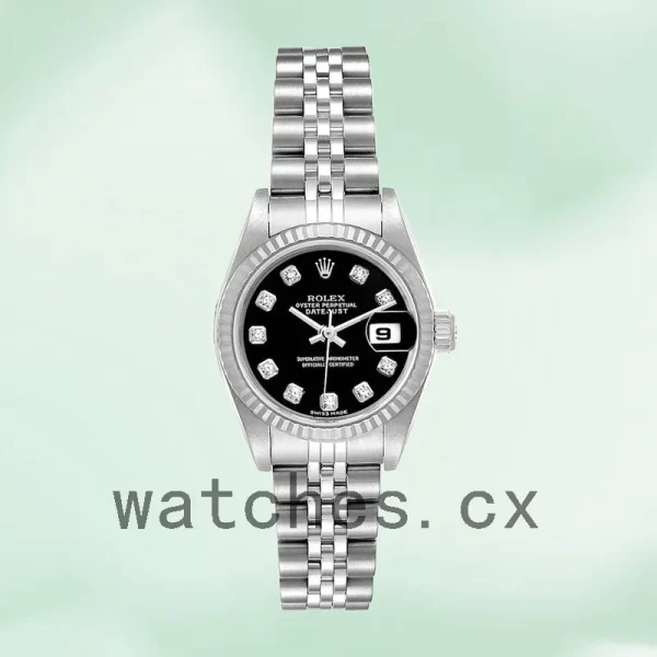 Rolex Datejust 28mm 279174 Ladies Silver-tone Black Dial - Image 2