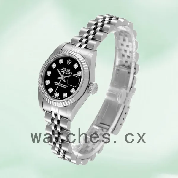 Rolex Datejust 28mm 279174 Ladies Silver-tone Black Dial - Image 3