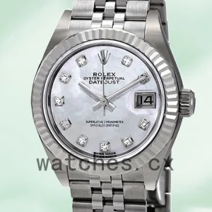 Rolex Datejust 28mm Ladies m279174-0009 Mother of Pearl Dial