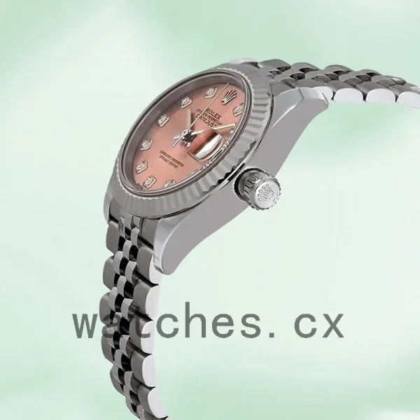 Rolex Datejust 28mm m279174-0003 Ladies Silver-tone Pink Dial - Image 3