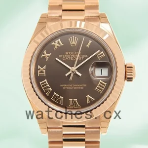 Rolex Datejust 28mm m279175-0014 Ladies President Bracelet/Jubilee Bracelet Rose Gold-tone