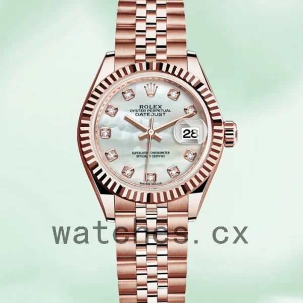 Rolex Datejust Ladies m279175-0017 28mm Rose Gold-tone - Image 5