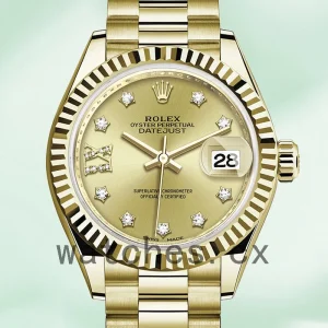 Rolex Datejust 28mm m279178-0014 Ladies Gold-tone