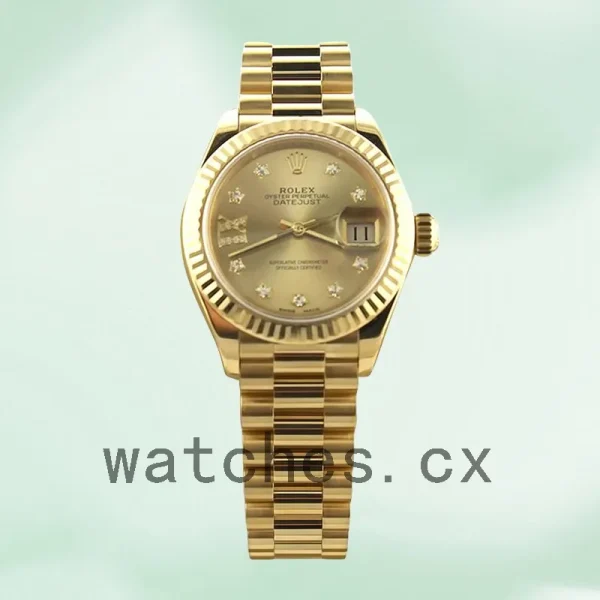 Rolex Datejust 28mm m279178-0014 Ladies Gold-tone - Image 2