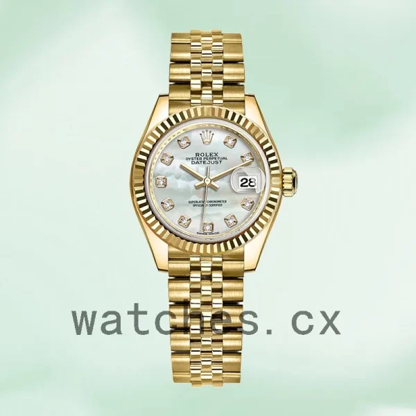Rolex Datejust m279178-0025 Ladies 28mm Gold-tone - Image 2