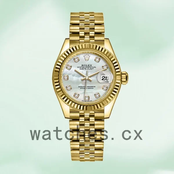 Rolex Datejust m279178-0025 Ladies 28mm Gold-tone - Image 5