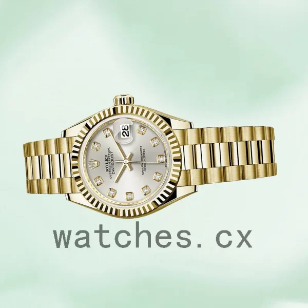 Rolex Datejust 28mm m279178-0015 Ladies President Bracelet/Jubilee Bracelet Gold-tone - Image 3