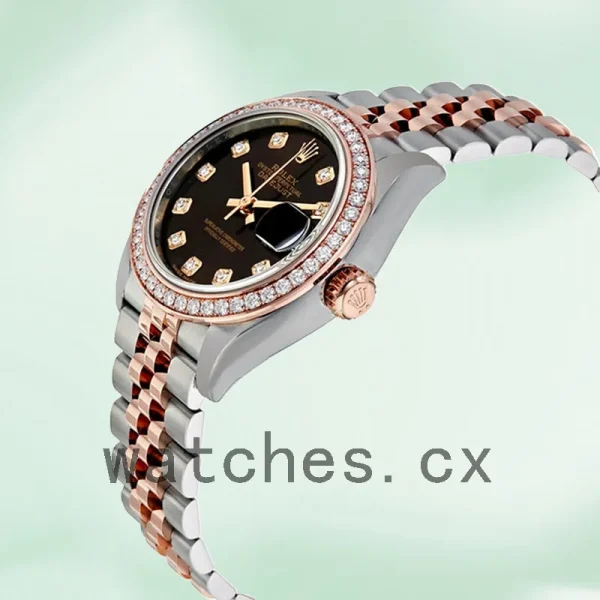 Rolex Datejust 28mm Ladies m279381rbr-0011 Automatic Silver-tone - Image 3