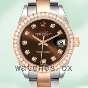 Rolex Datejust Ladies 28mm m279381rbr-0012 Chocolate Dial
