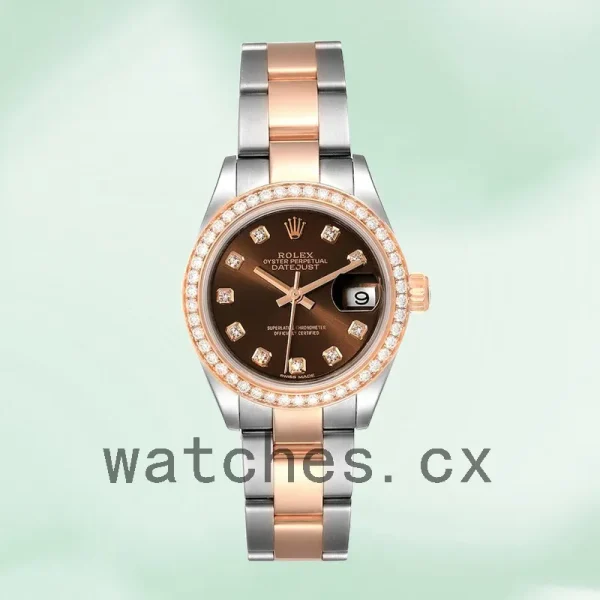 Rolex Datejust Ladies 28mm m279381rbr-0012 Chocolate Dial - Image 2