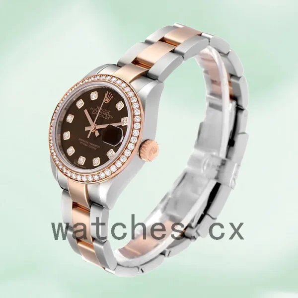 Rolex Datejust Ladies 28mm m279381rbr-0012 Chocolate Dial - Image 3