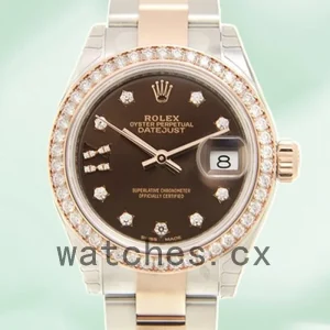 Rolex Datejust 28mm m279381rbr-0004 Ladies Automatic Silver-tone