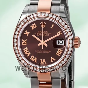 Rolex Datejust Ladies m279381rbr-0010 28mm Oyster Bracelet Automatic