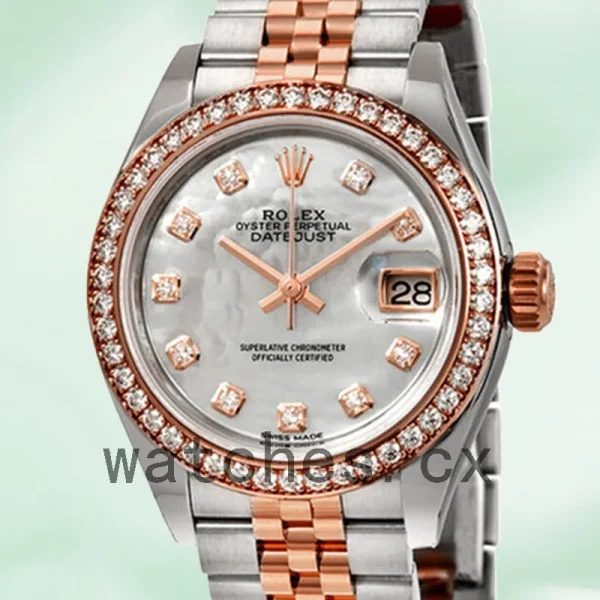 Rolex Datejust Ladies m279381rbr-0013 28mm Mother of Pearl Dial