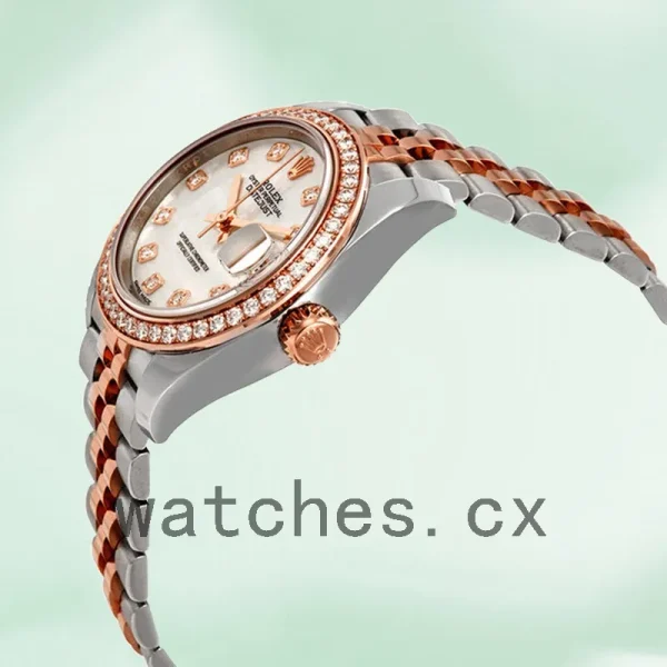 Rolex Datejust Ladies m279381rbr-0013 28mm Mother of Pearl Dial - Image 3