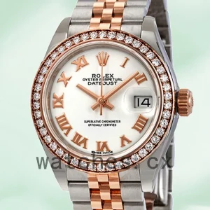 Rolex Datejust Ladies m279381rbr-0021 28mm White Dial Silver-tone