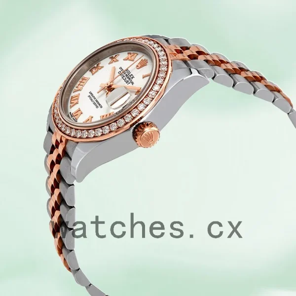 Rolex Datejust Ladies m279381rbr-0021 28mm White Dial Silver-tone - Image 4