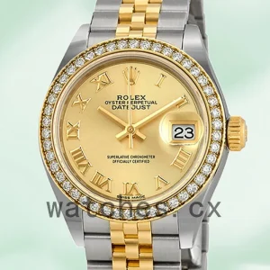 Rolex Datejust m279383rbr-0009 Ladies 28mm Automatic Silver-tone