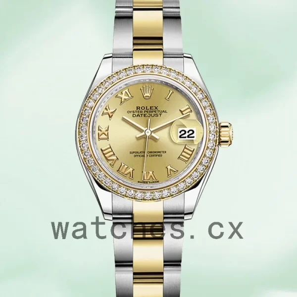 Rolex Datejust m279383rbr-0009 Ladies 28mm Automatic Silver-tone - Image 5