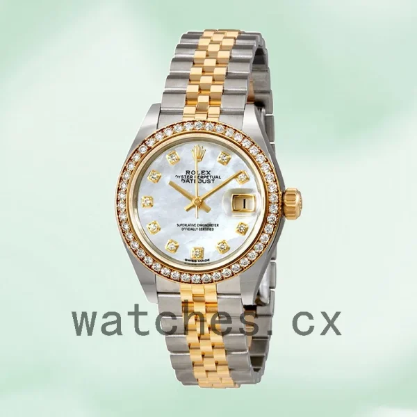 Rolex Datejust 28mm m279383rbr-0019 Ladies Mother of Pearl Dial Automatic - Image 2