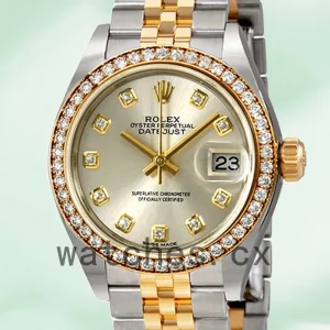 Rolex Datejust Ladies m279383rbr-0007 28mm Jubilee Bracelet Silver-tone