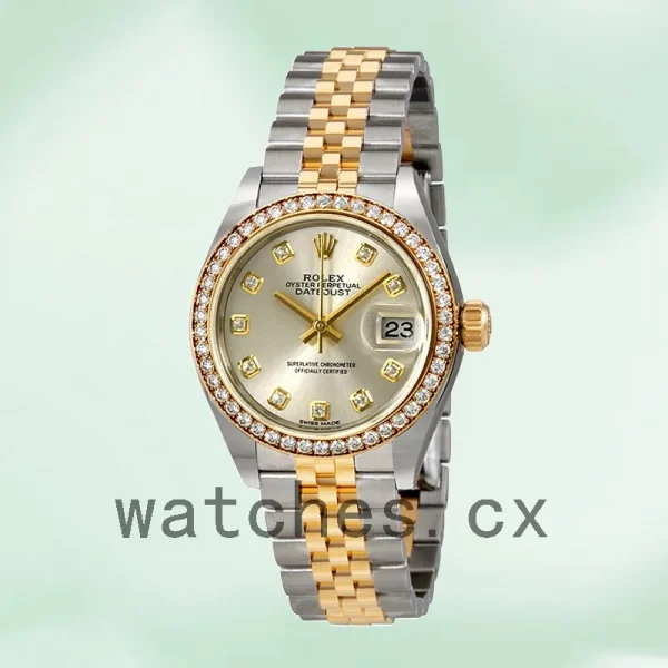 Rolex Datejust Ladies m279383rbr-0007 28mm Jubilee Bracelet Silver-tone - Image 2