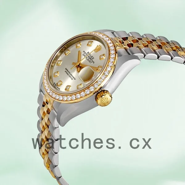 Rolex Datejust Ladies m279383rbr-0007 28mm Jubilee Bracelet Silver-tone - Image 3