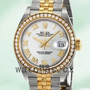 Rolex Datejust 28mm m279383rbr-0023 Ladies Jubilee Bracelet Silver-tone