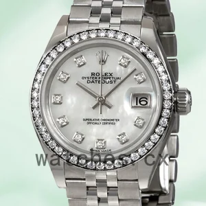 Rolex Datejust m279384rbr-0011 28mm Ladies Silver-tone