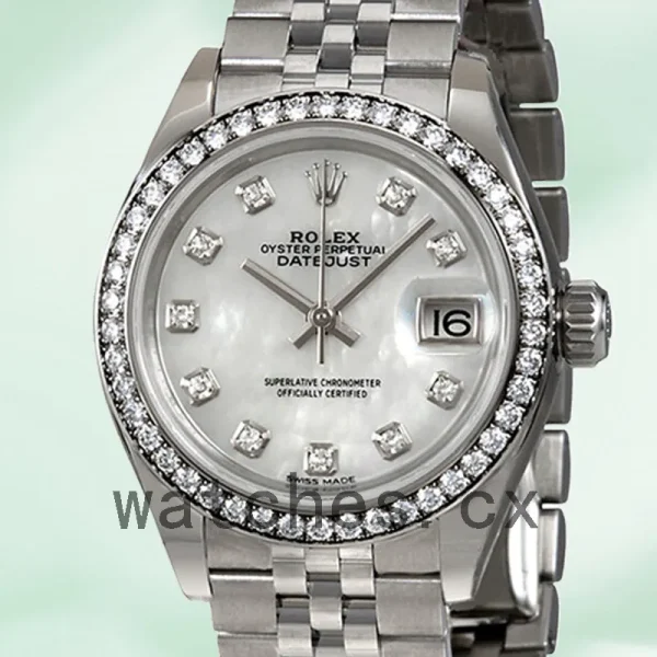 Rolex Datejust m279384rbr-0011 28mm Ladies Silver-tone
