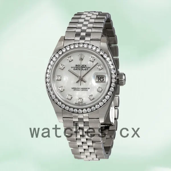 Rolex Datejust m279384rbr-0011 28mm Ladies Silver-tone - Image 2